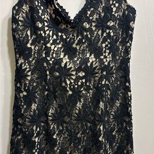 Ann Taylor Navy Lace Dress
